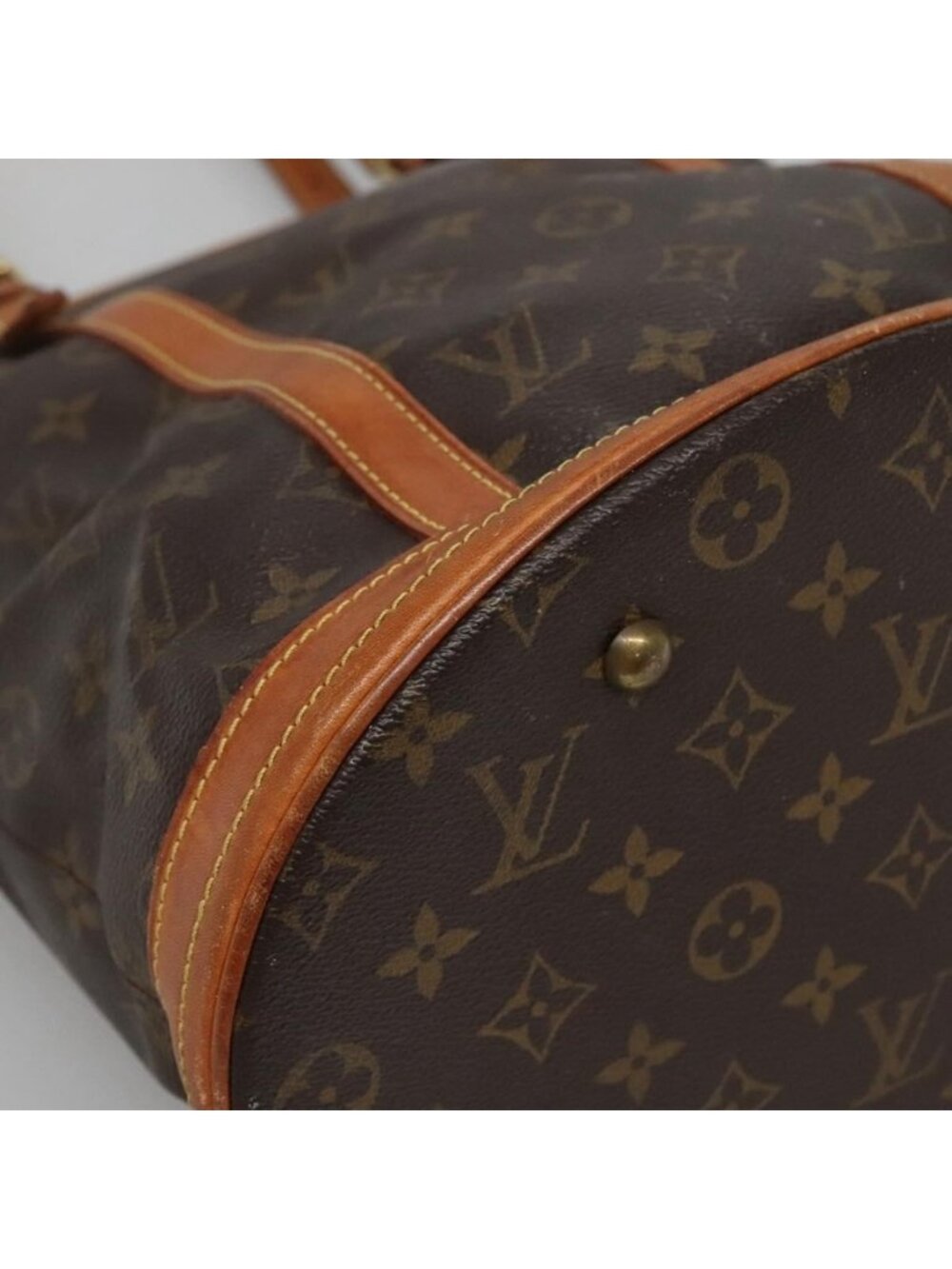 Authentic LOUIS VUITTON Monogram Bucket GM Shoulder Bag M42236 LV - Picture 6 of 16